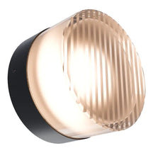 Calibo Gull Round Ribbed Acrylic 3CCT LED Exterior Wall Light