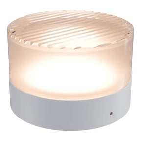 Calibo Gull Round Ribbed Acrylic 3CCT LED Exterior Wall Light