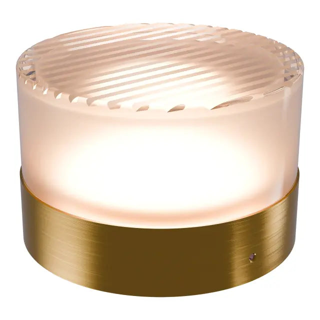 Calibo Gull Round Ribbed Acrylic 3CCT LED Exterior Wall Light
