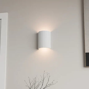 Munia Gypsum 220mm 2*GU10 Wall Light White Paintable surface IP20