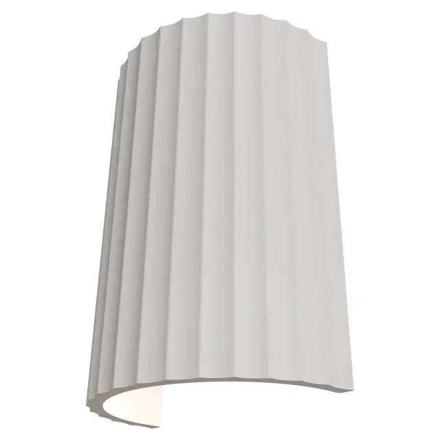 Munia Gypsum 220mm 2*GU10 Wall Light White Paintable surface IP20