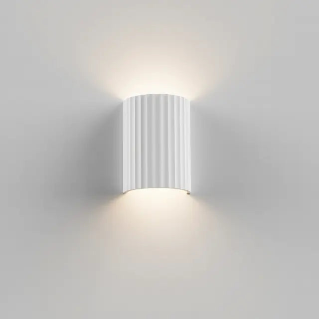 Munia Gypsum 220mm 2*GU10 Wall Light White Paintable surface IP20