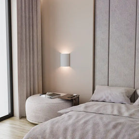 Munia Gypsum 220mm 2*GU10 Wall Light White Paintable surface IP20