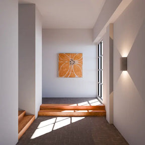 Inspire Travertine 220mm 2*GU10 Wall Light Crafted Travertine IP20