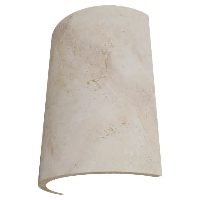 Inspire Travertine 220mm 2*GU10 Wall Light Crafted Travertine IP20