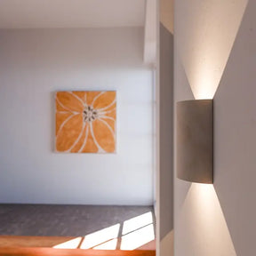 Inspire Travertine 220mm 2*GU10 Wall Light Crafted Travertine IP20