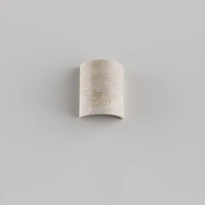 Inspire Travertine 220mm 2*GU10 Wall Light Crafted Travertine IP20