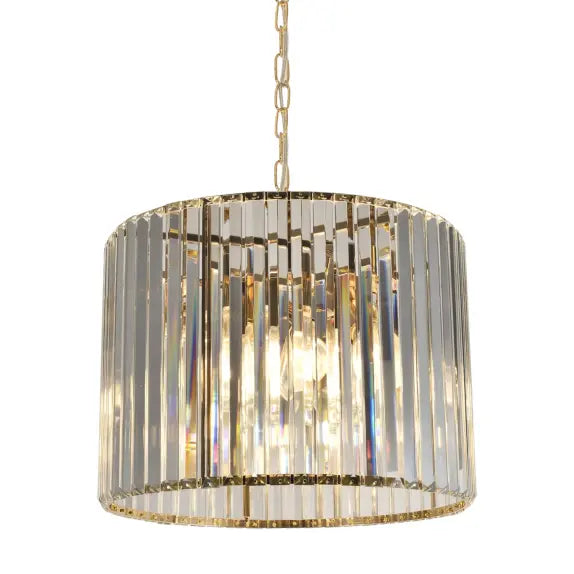 Calibo Crane Modern Luxe Crystal Pendant - Large