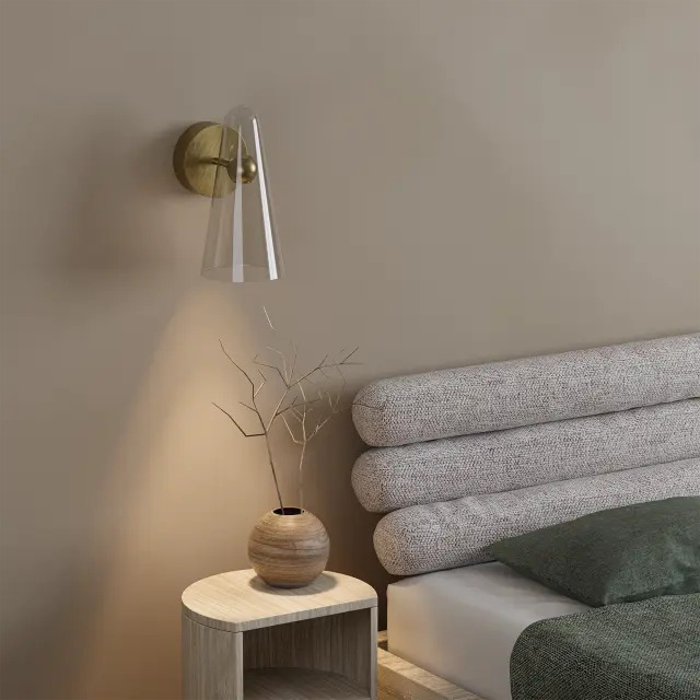 Calibo Skua Artisan Glass Tricolour LED Wall Light