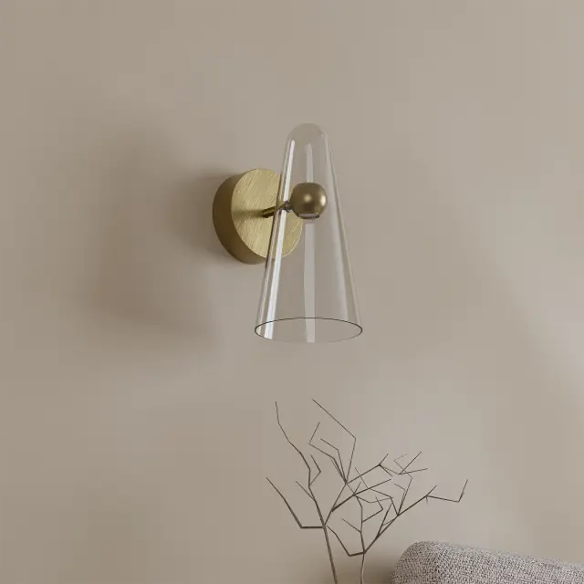 Calibo Skua Artisan Glass Tricolour LED Wall Light