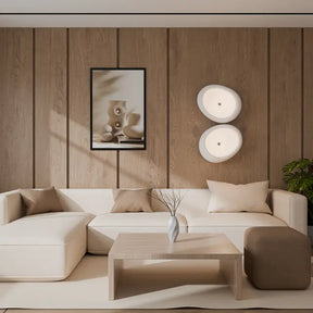 Cardinal Polymer Resin E27 Wall Light / CTC  Pendant  500mm White / White IP20