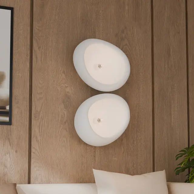 Cardinal Polymer Resin E27 Wall Light / CTC  Pendant  500mm White / White IP20