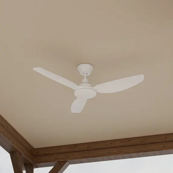 Sora DC 48" (1220mm) White No Light - All ABS, Quick Connect Blade System Wall Controller & Remote Included