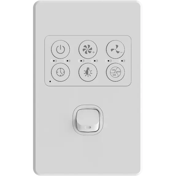 Sora DC 48" (1220mm) White No Light - All ABS, Quick Connect Blade System Wall Controller & Remote Included