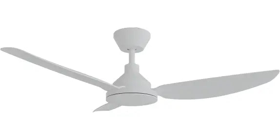 Sora DC 48" (1220mm) White No Light - All ABS, Quick Connect Blade System Wall Controller & Remote Included