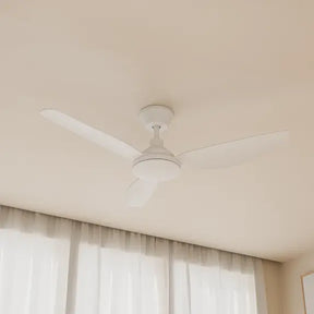 Sora DC 48" (1220mm) White No Light - All ABS, Quick Connect Blade System Wall Controller & Remote Included