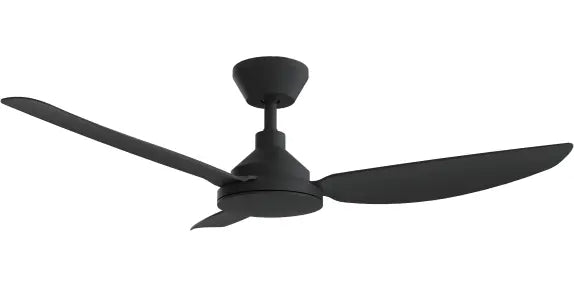 Sora DC 48" (1220mm) Black No Light  - All ABS, Quick Connect Blade System Wall Controller & Remote Included