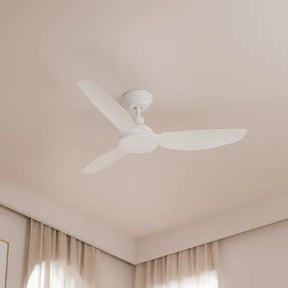 Sora DC 48" (1220mm) White 18W LED - All ABS, Quick Connect Blade System Wall Controller & Remote Included