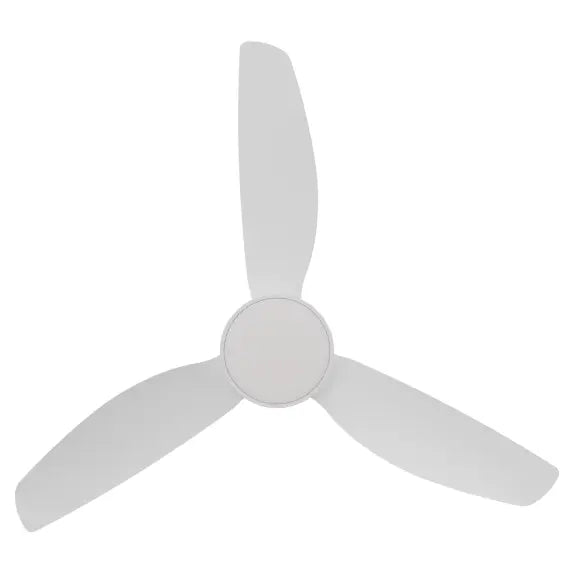 Sora DC 48" (1220mm) White 18W LED - All ABS, Quick Connect Blade System Wall Controller & Remote Included