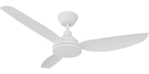 Sora DC 48" (1220mm) White 18W LED - All ABS, Quick Connect Blade System Wall Controller & Remote Included