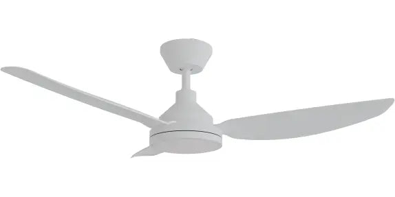 Sora DC 48" (1220mm) White 18W LED - All ABS, Quick Connect Blade System Wall Controller & Remote Included