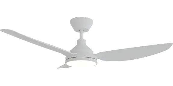 Sora DC 48" (1220mm) White 18W LED - All ABS, Quick Connect Blade System Wall Controller & Remote Included