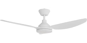 Sora DC 48" (1220mm) White 18W LED - All ABS, Quick Connect Blade System Wall Controller & Remote Included