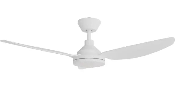 Sora DC 48" (1220mm) White 18W LED - All ABS, Quick Connect Blade System Wall Controller & Remote Included
