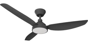 Sora DC 48" (1220mm) Black 18w LED - All ABS, Quick Connect Blade System Wall Controller & Remote Included