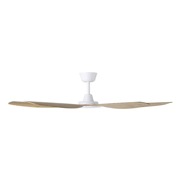 MIAMI 60 DC FAN WHT/BLACKBUTT