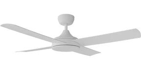 Breeze Silent DC PRO 48" White All ABS No Light with Remote Control - Quick Connect
