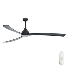 Fanco Sanctuary Dc - 86 218cm BLACK Motor BLACK Blades - Ceiling Fan - Lux Lighting
