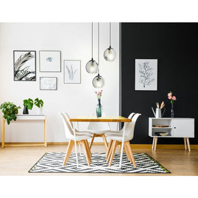 ARISCANI H/L 3X40W E27 BLK/BLK TR