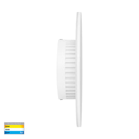 Halo White TRI Colour LED Wall Light - outdoor wall light - Lux Lighting