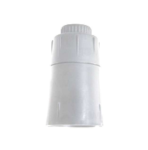 WHITE BC UNSWITCHED 13mm LAMPHOLDER