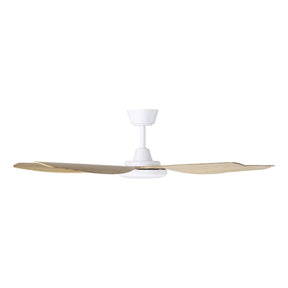 MIAMI 52 DC FAN 20W LED TRI-COL WHT/BLACKBUTT