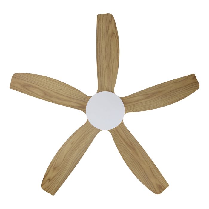 MIAMI 48 DC FAN WHT/BLACKBUTT