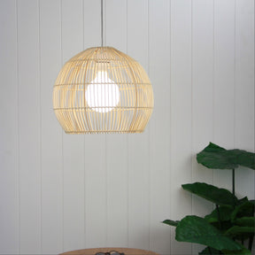 Batu.36 Natural Rattan Shade E27 DIY - pendant - Lux Lighting