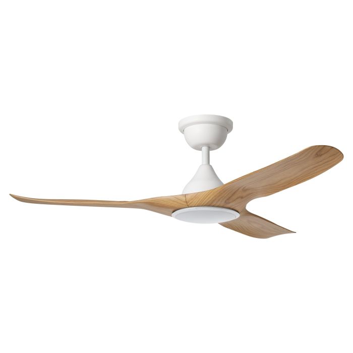 TAHITI IP66 52" DC LED WHITE/BLACKBUTT