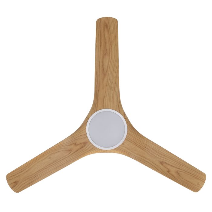 TAHITI IP66 52" DC LED WHITE/BLACKBUTT
