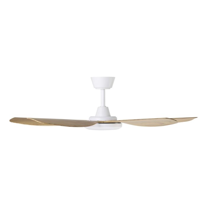 MIAMI 48 DC FAN 20W LED TRI-COL WHT/BLACKBUTT