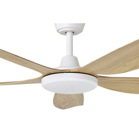 MIAMI 48 DC FAN 20W LED TRI-COL WHT/BLACKBUTT