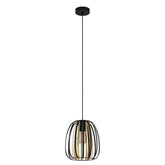 ENCINITOS H/L 1X40W E27 BLK/GLD SML
