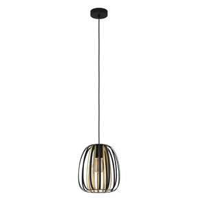 ENCINITOS H/L 1X40W E27 BLK/GLD SML
