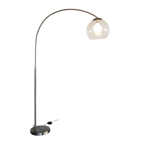 ARCH Lamp Antique Brass And Acrylic Shade