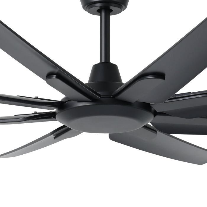 SANTORINI 66 DC FAN BLK