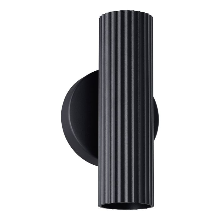 PORTILLO W/L 2X5W GU10 LED TRI-COL BLK