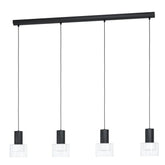 MOLINEROS H/L 4X5W GU10 LED TRI-COL BLK