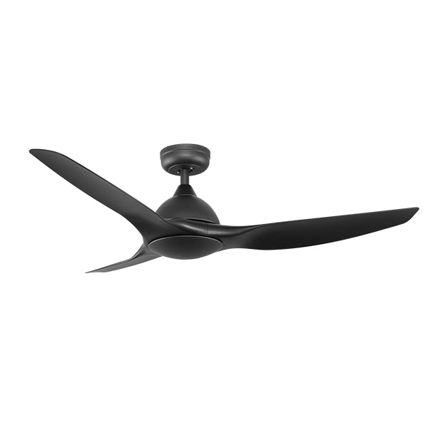 Horizon DC Ceiling Fan with Wall Control & Remote/SMART – Black 52″