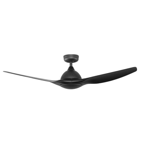 Horizon DC Ceiling Fan with Wall Control & Remote/SMART – Black 52″